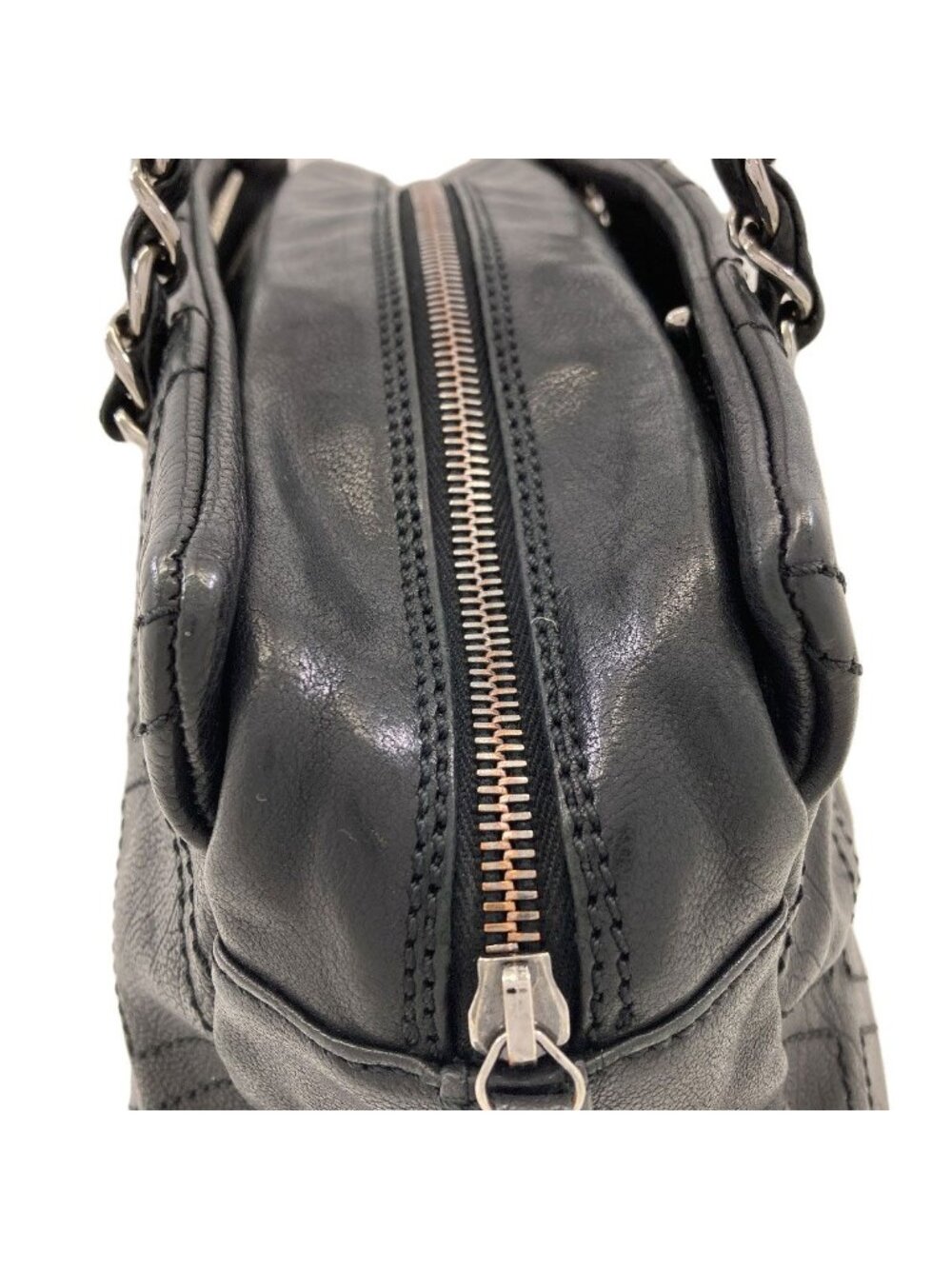 Chanel Diamond Stitch Silver Tote Calf - Picture 15 of 15